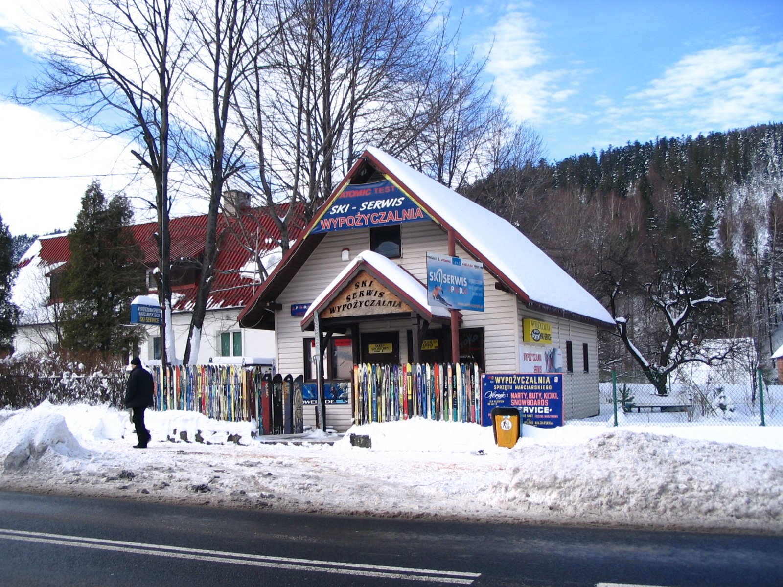 Szczyrk - ahol sílécből van a kerítés