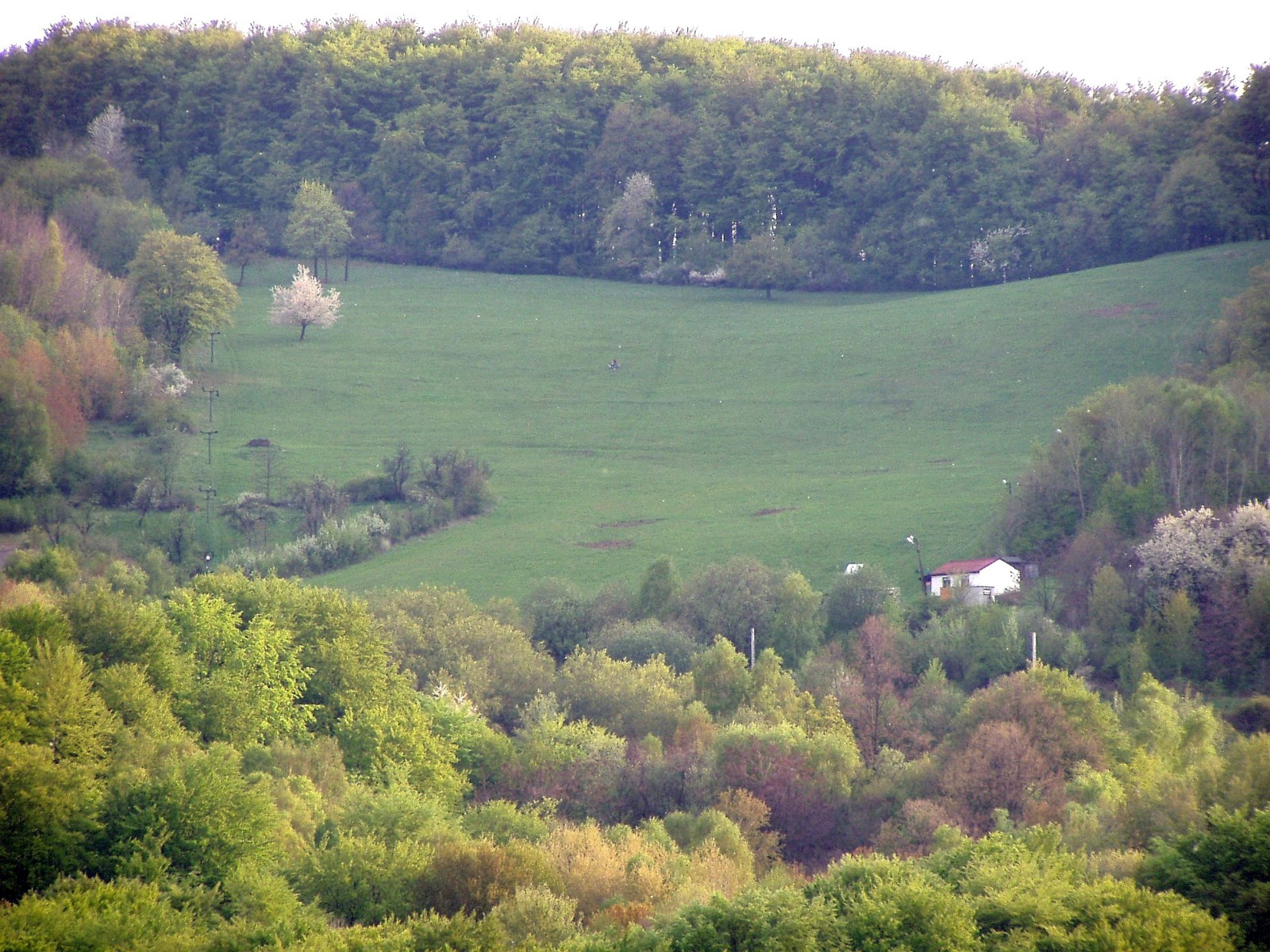 A pálya áprilisban