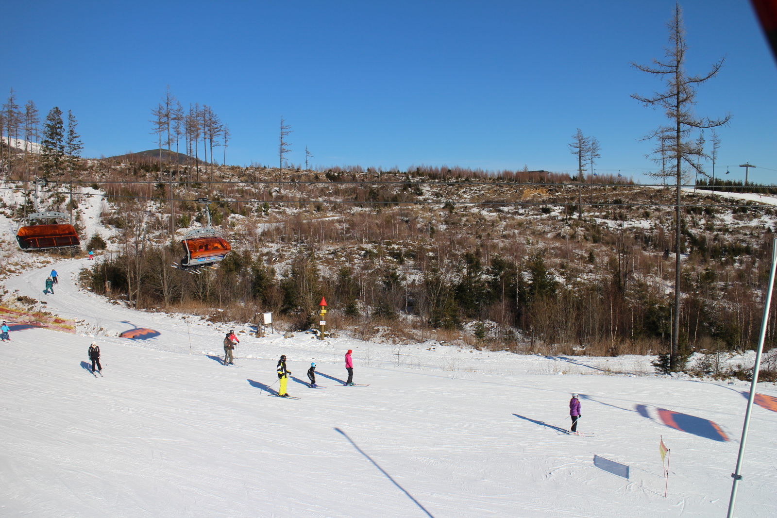 ...ellenben az 1-es pálya tökéletes gyakorlásra, carvingozásra!
