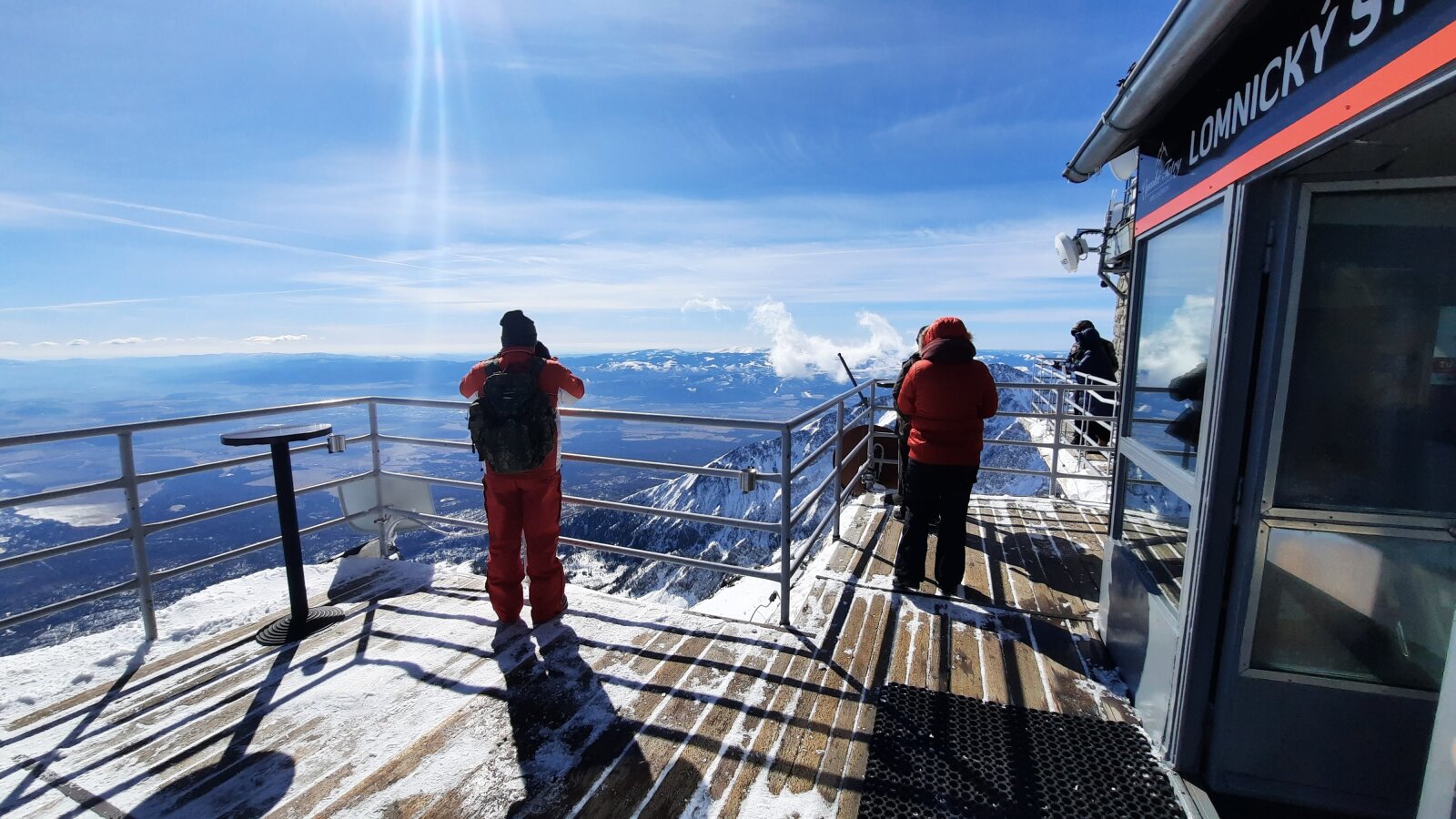 Kilátó a Lomnici-csúcson