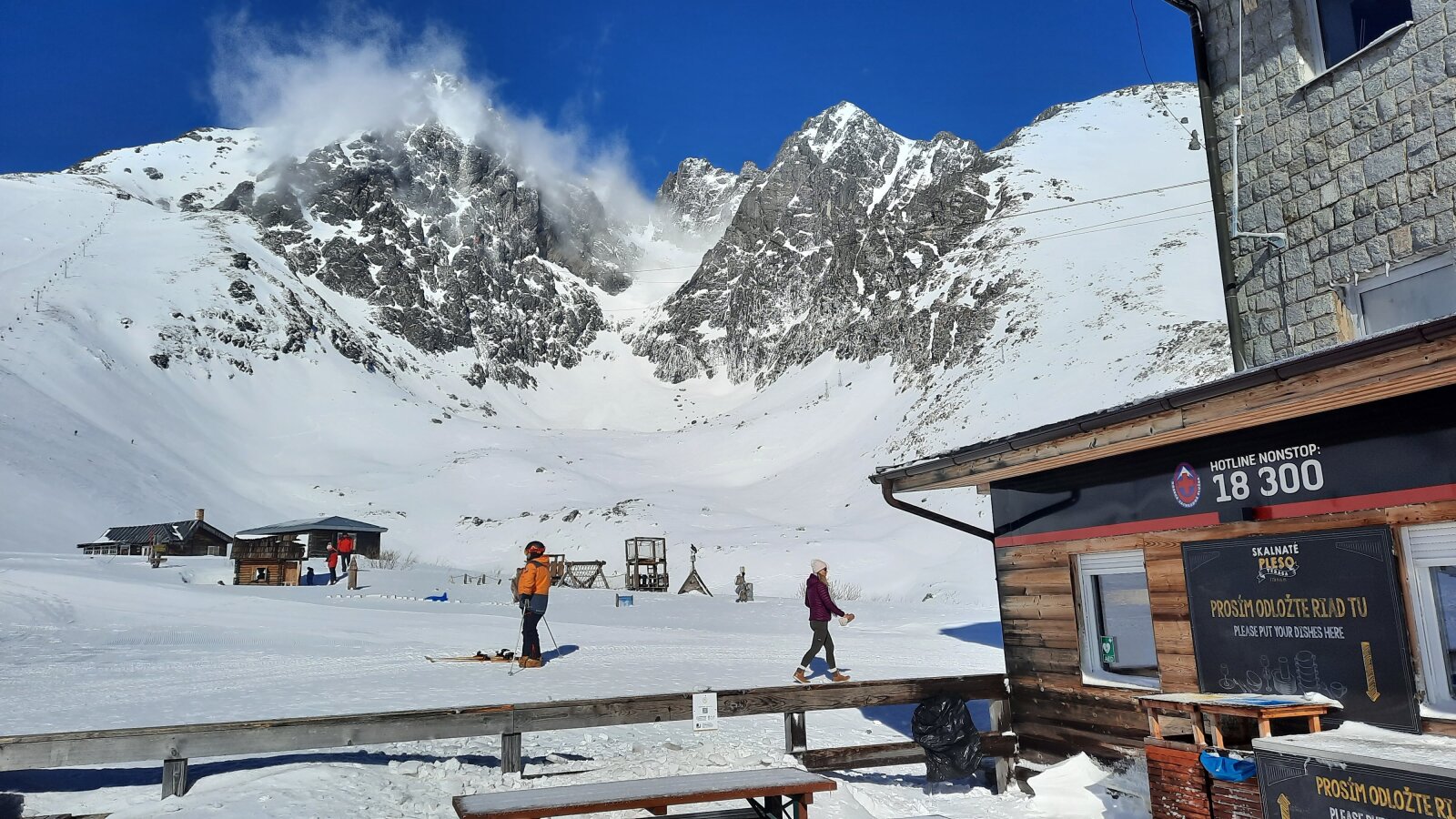 A Lomnici-csúcs látványa