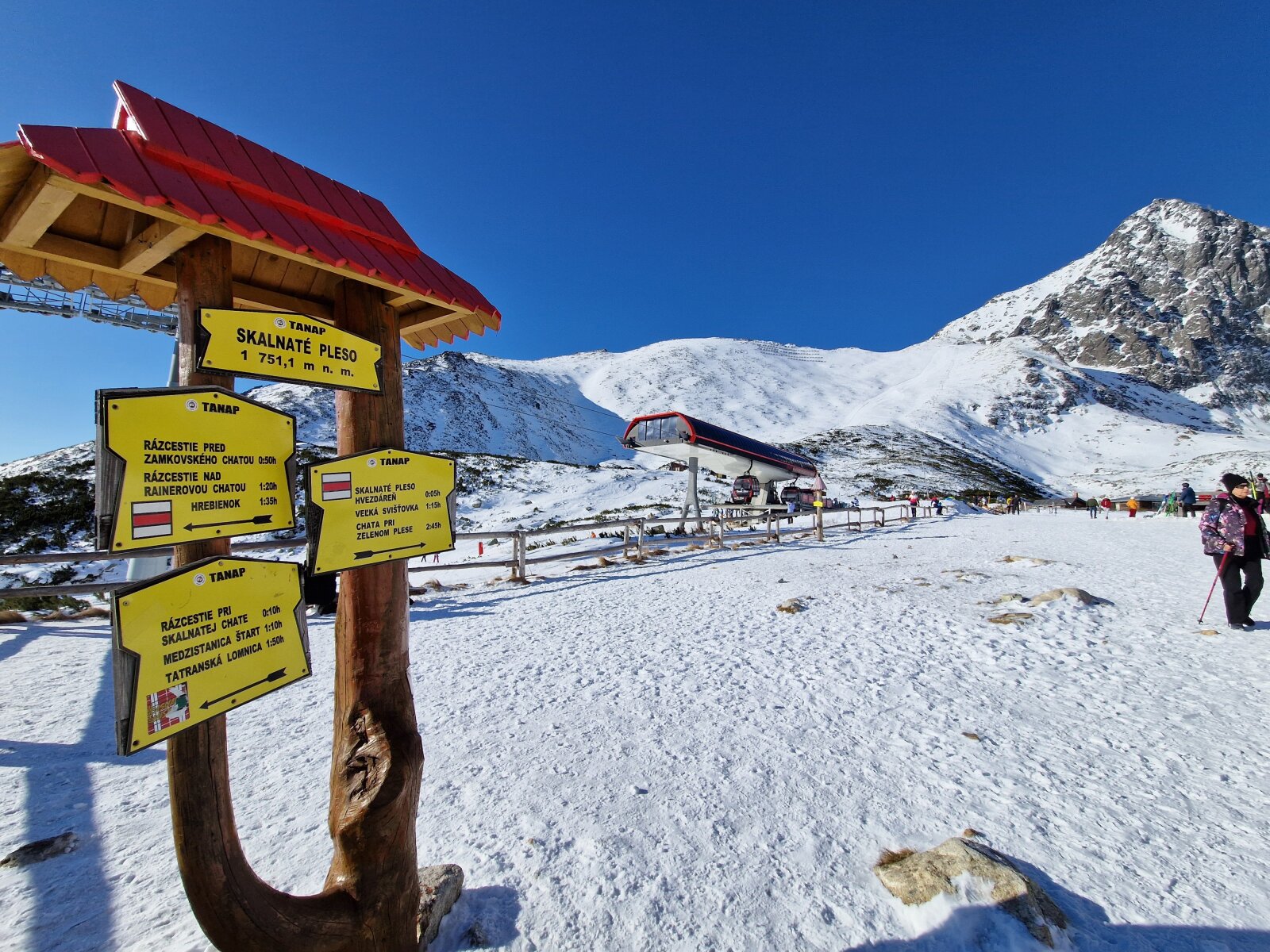 Túrautakat jelző tábla 