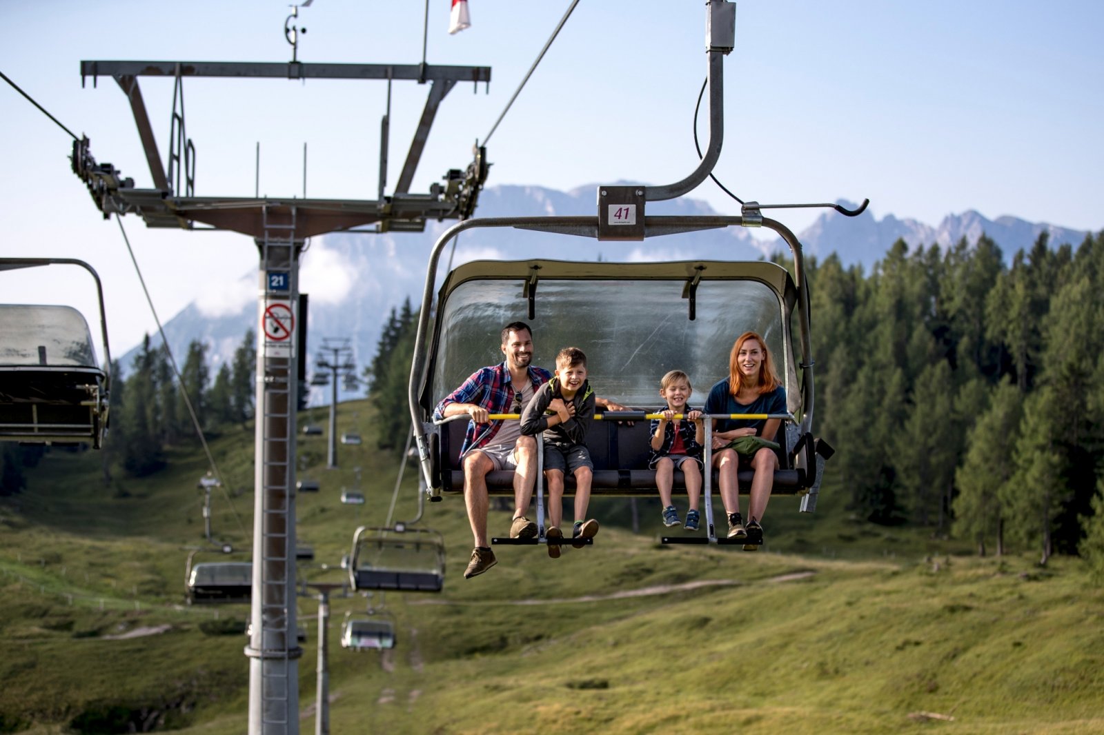 A taupitzi négyüléses felvonó nyáron | © Tom Lamm