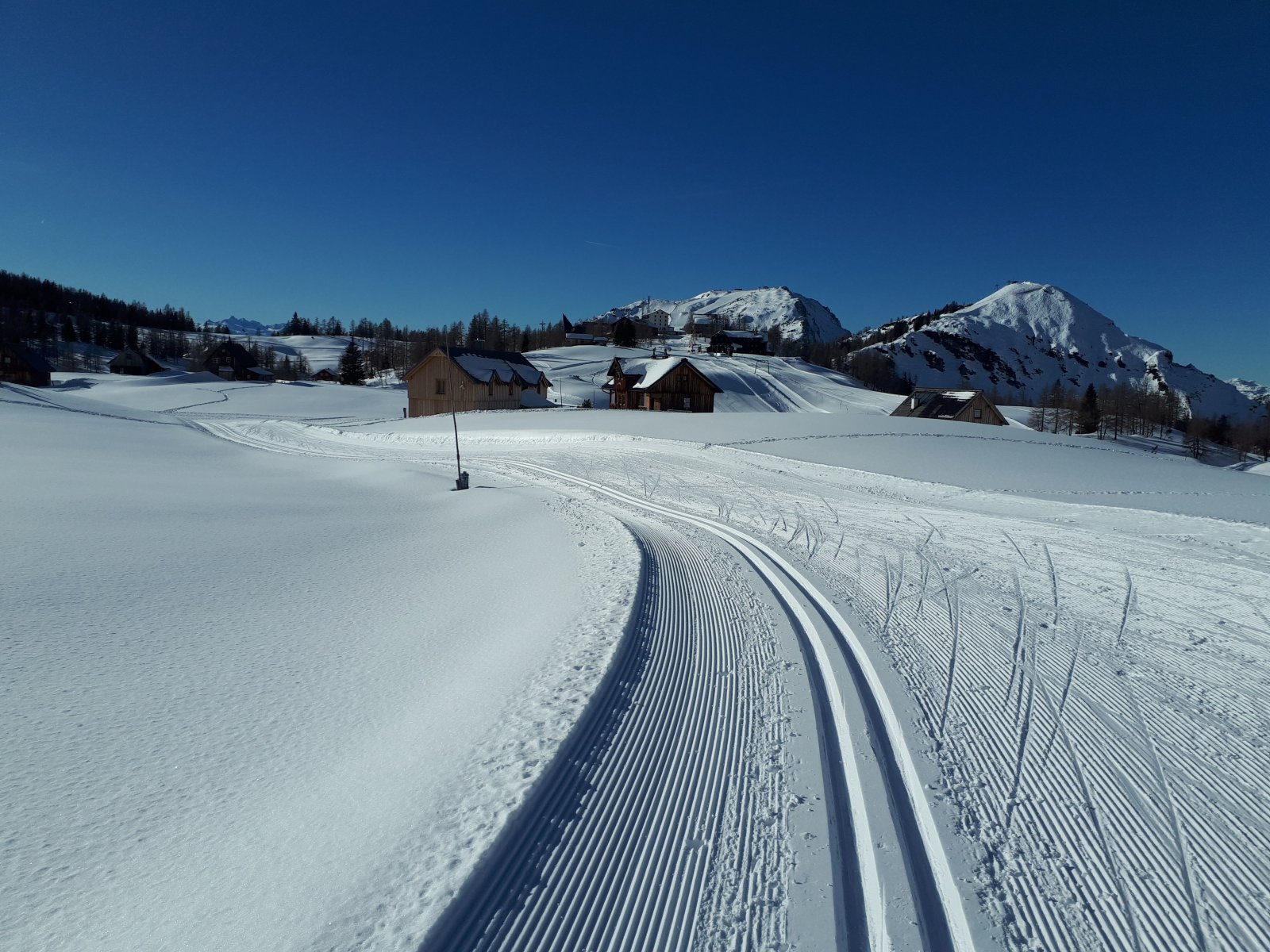Könnyű sífutópálya a mesebeli Tauplitzalmon