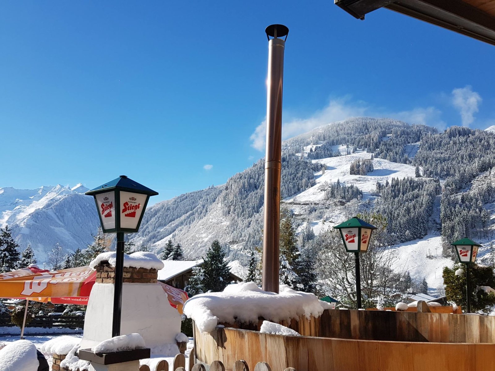 Fatüzelésű dézsafürdő a Hotel Sonnhof***-ban