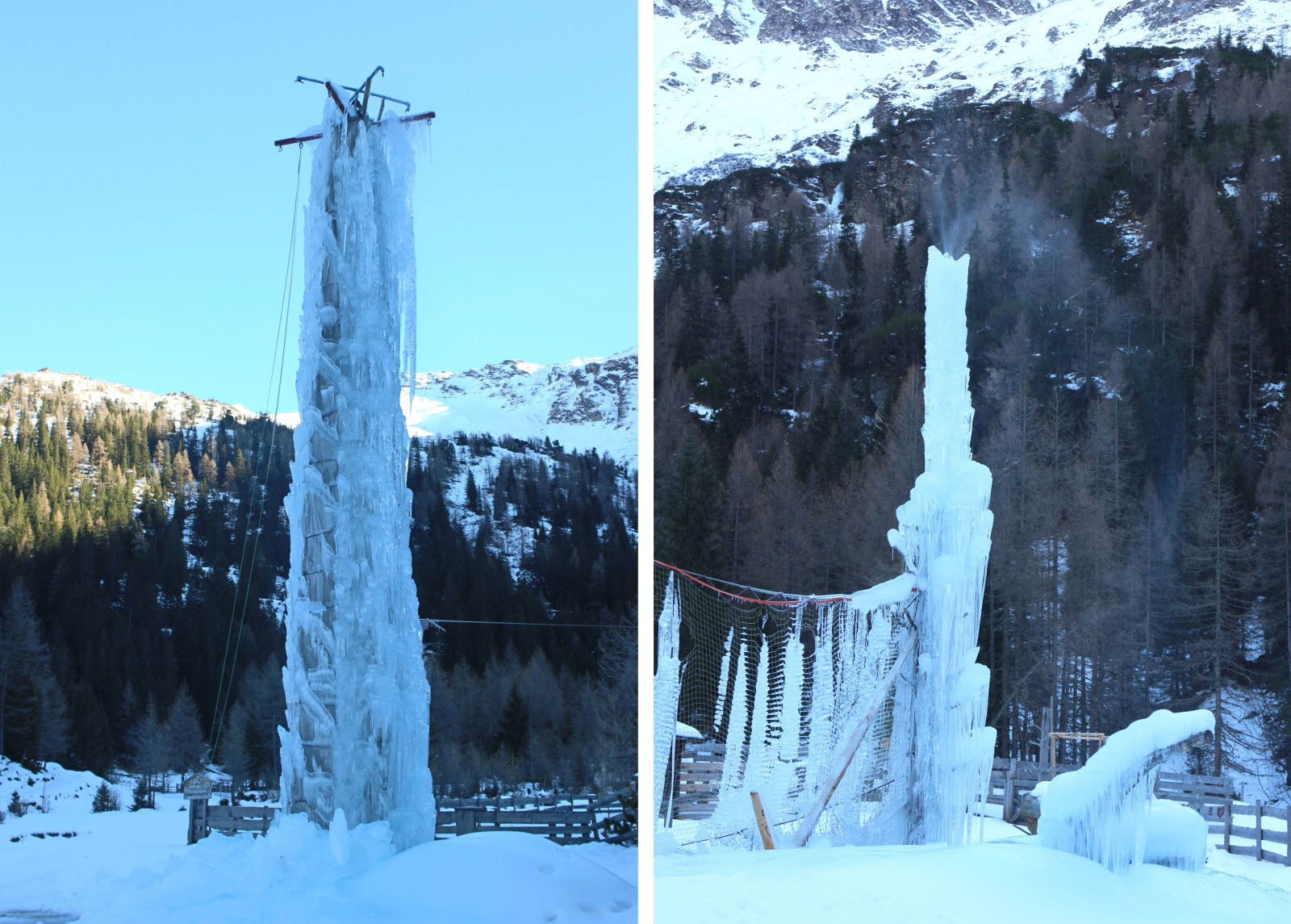 Jégoszlop Kolm Saigurnban - Fotó: síelők.hu