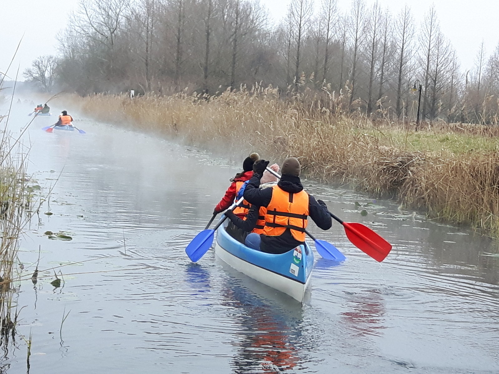 Varázslatos táj a téli evezéshez