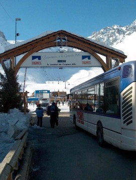 Síbusszal Val Claret-be