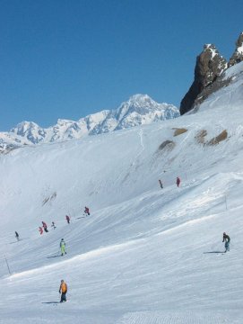 Hágóból a Marmottes felvonó aljába