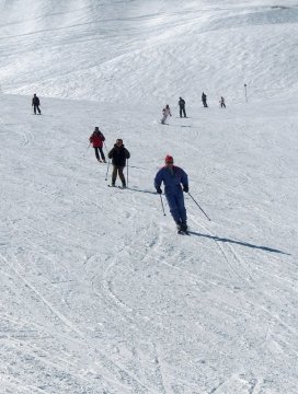 Útban visszafelé Val Claret-ba