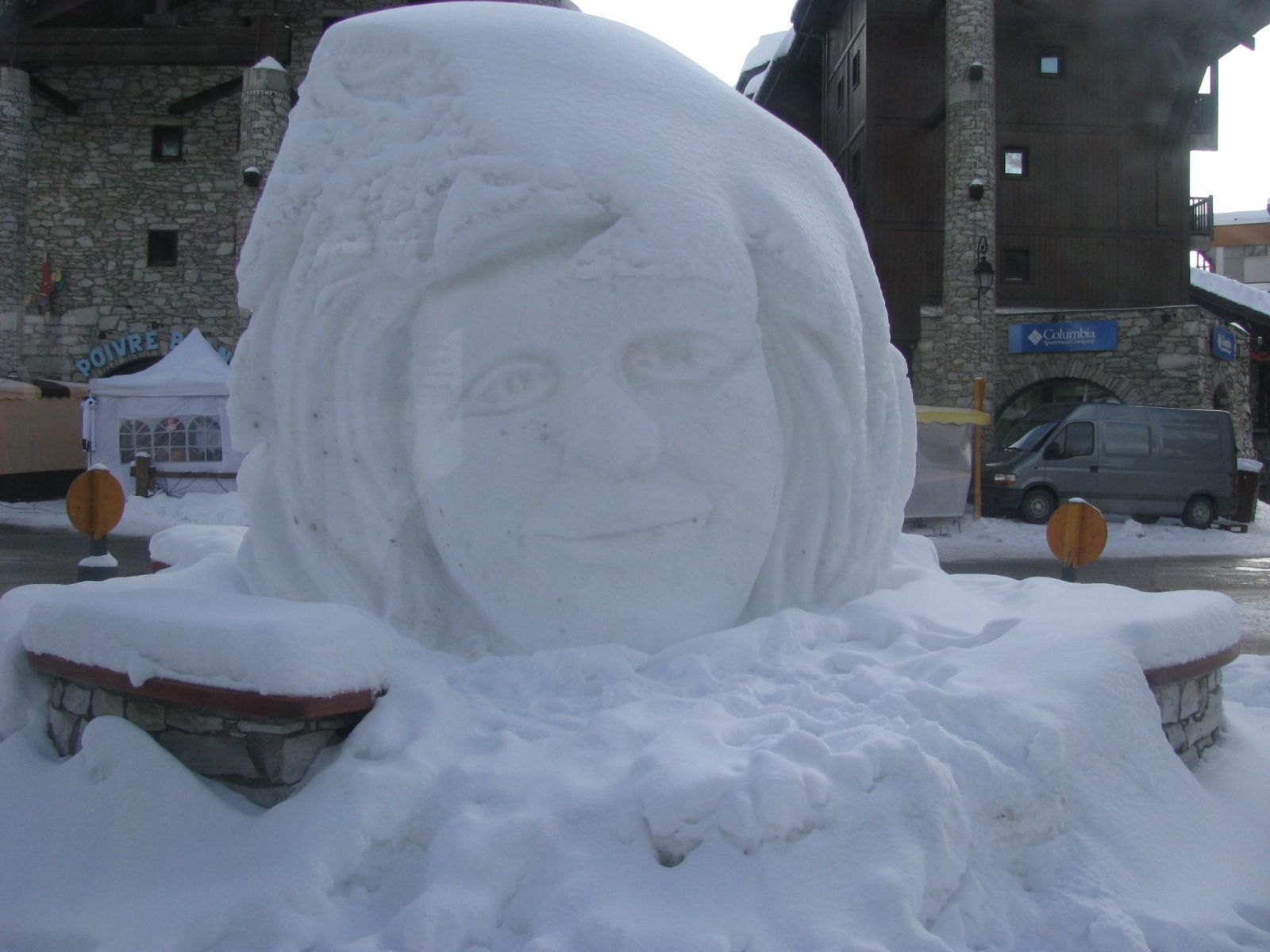 Val d'Isére - jégszobor