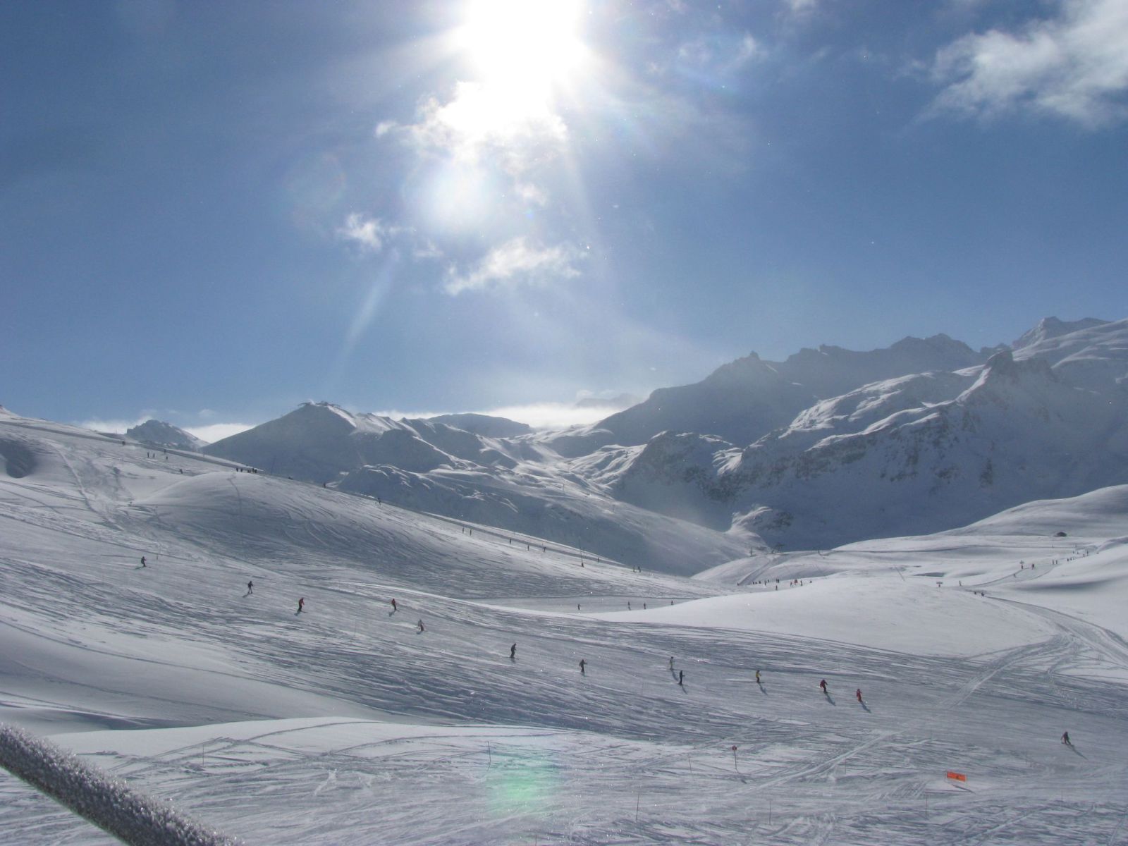 Tignes, 2700 méter felett