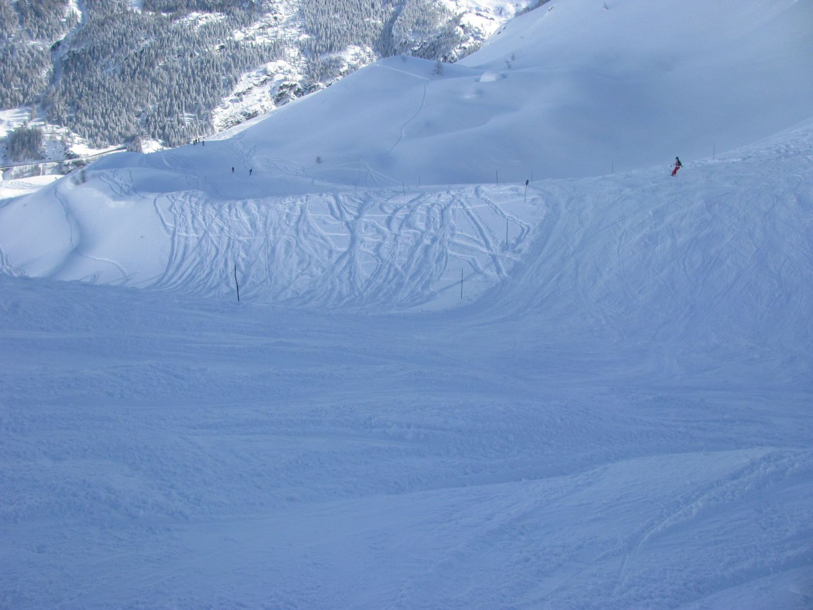 A Sache nevű fekete pálya Tignesben