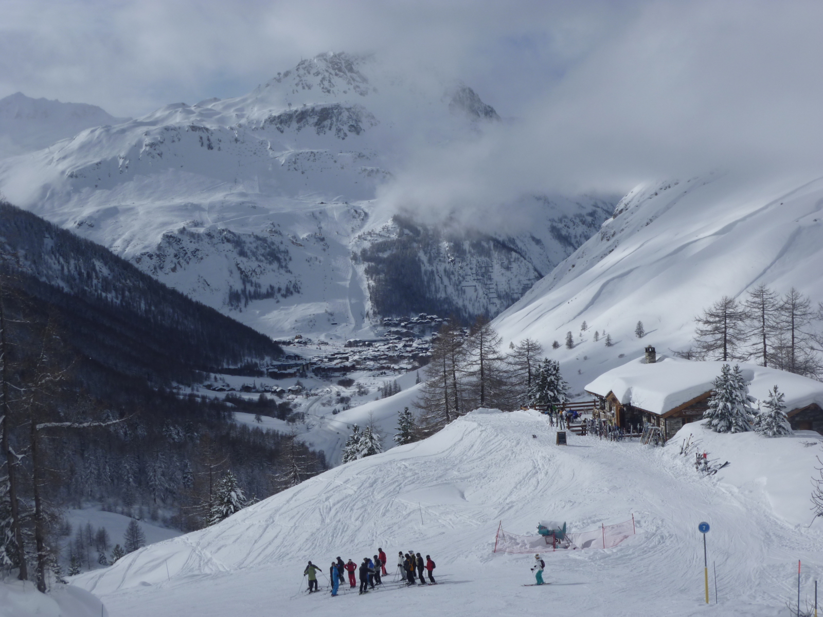 A kék "mangard", Val d' Isére