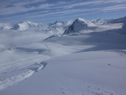 A fekete pramecou (Tignes)