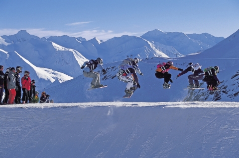 Boardercross verseny Söldenben