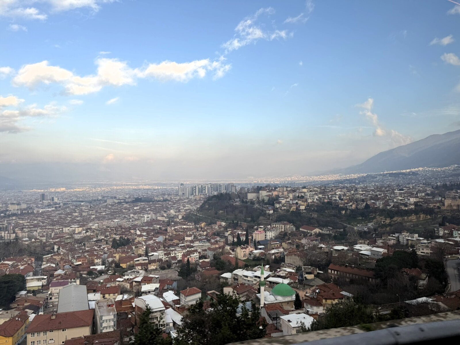 Útban Bursa városából Uludag síközpont felé