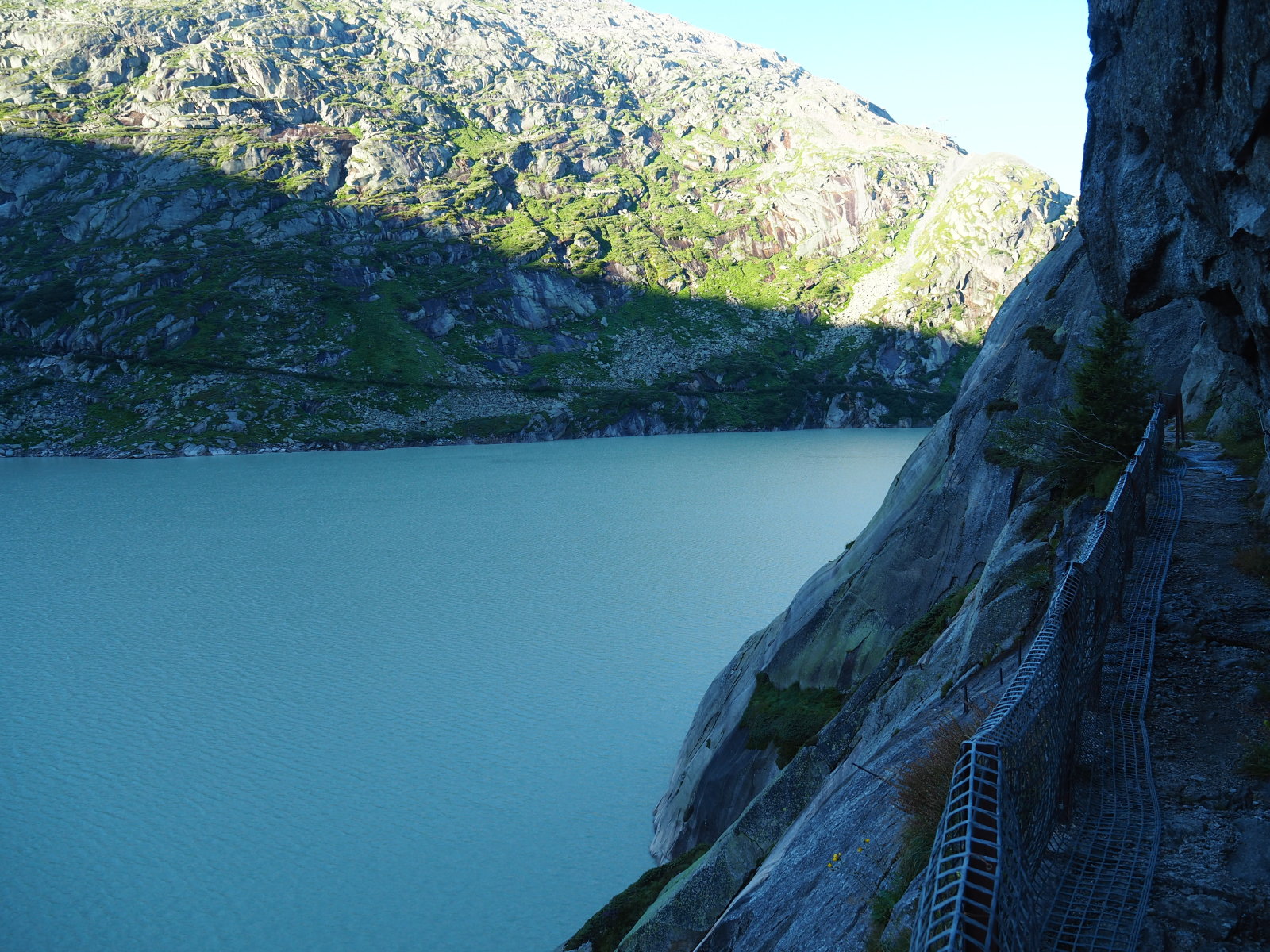 a Grimsel gát szomszédságában