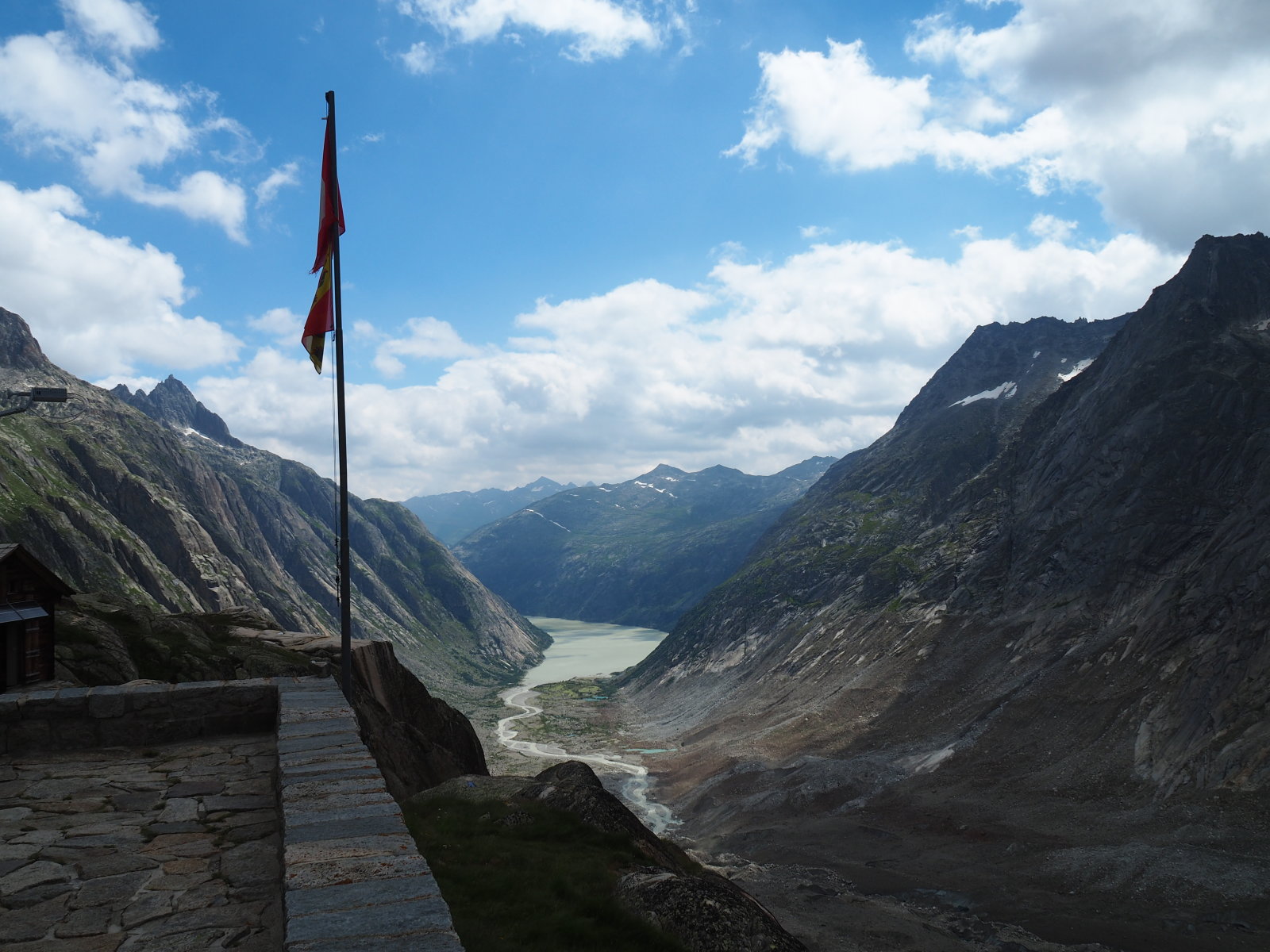 Hüttétől a kilátás kelet felé