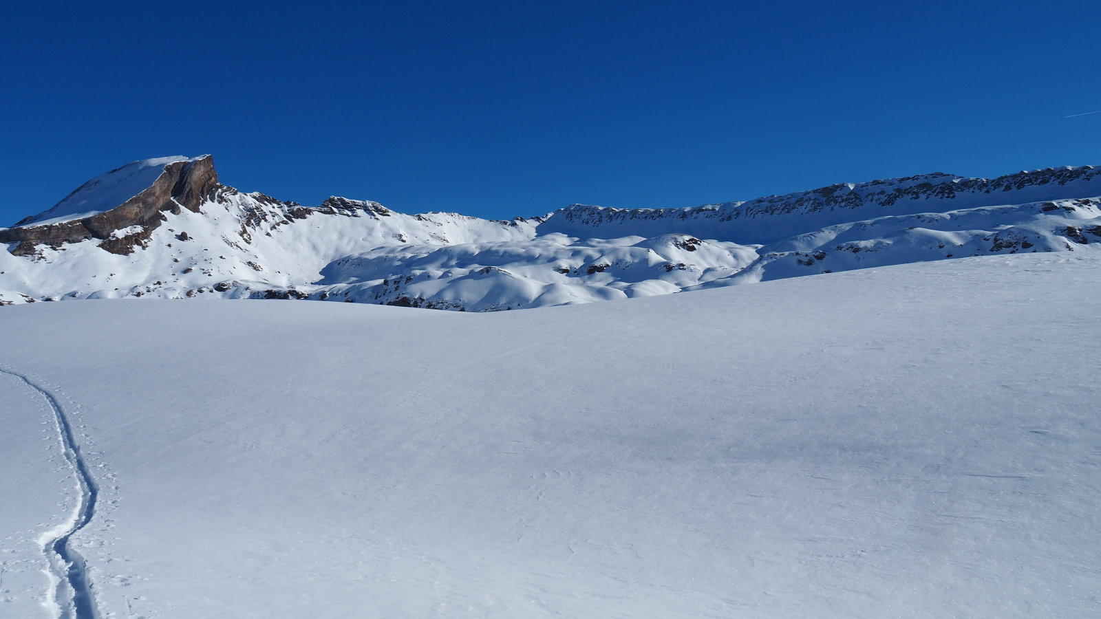 Középen már látszik a hágó ahova tervezek menni