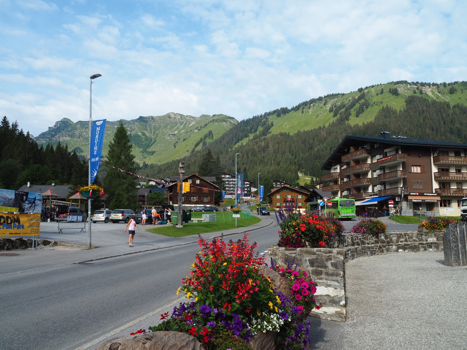 Svájci üdülőfalu Morgins