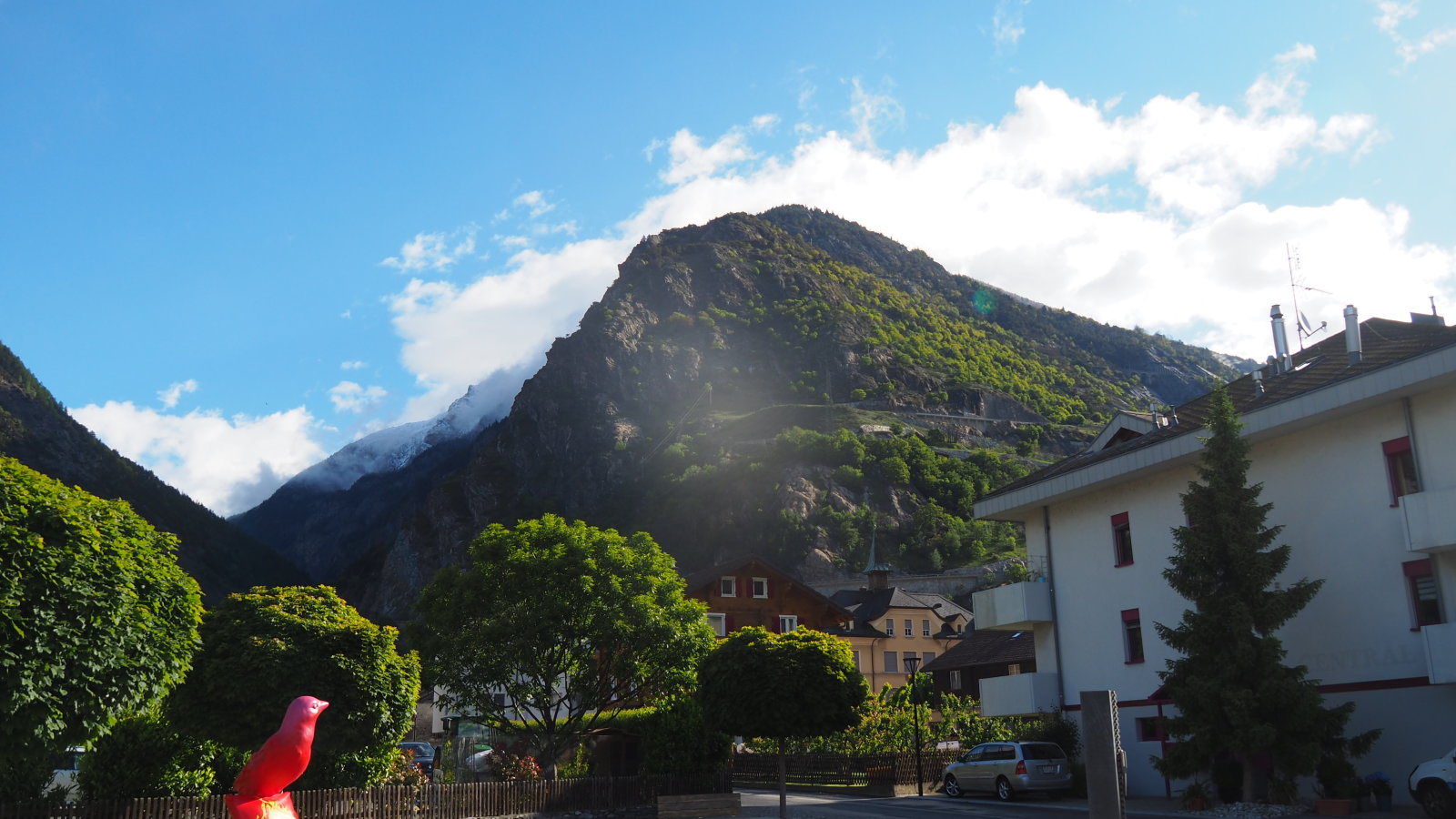 Eső után Gampelben