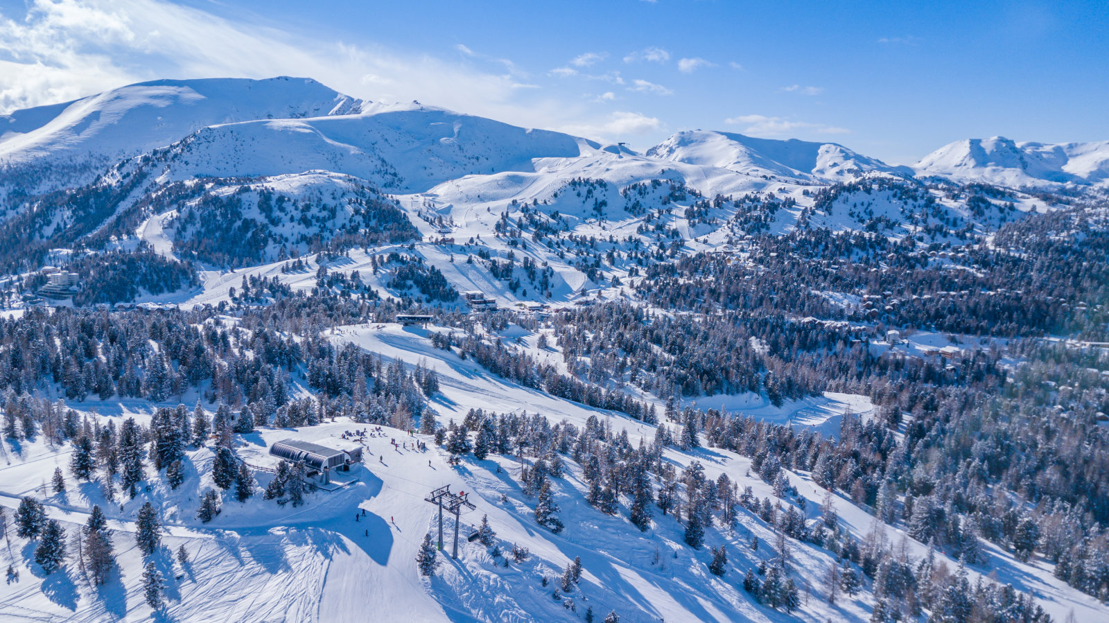 Turracher Höhe téli panoráma 
