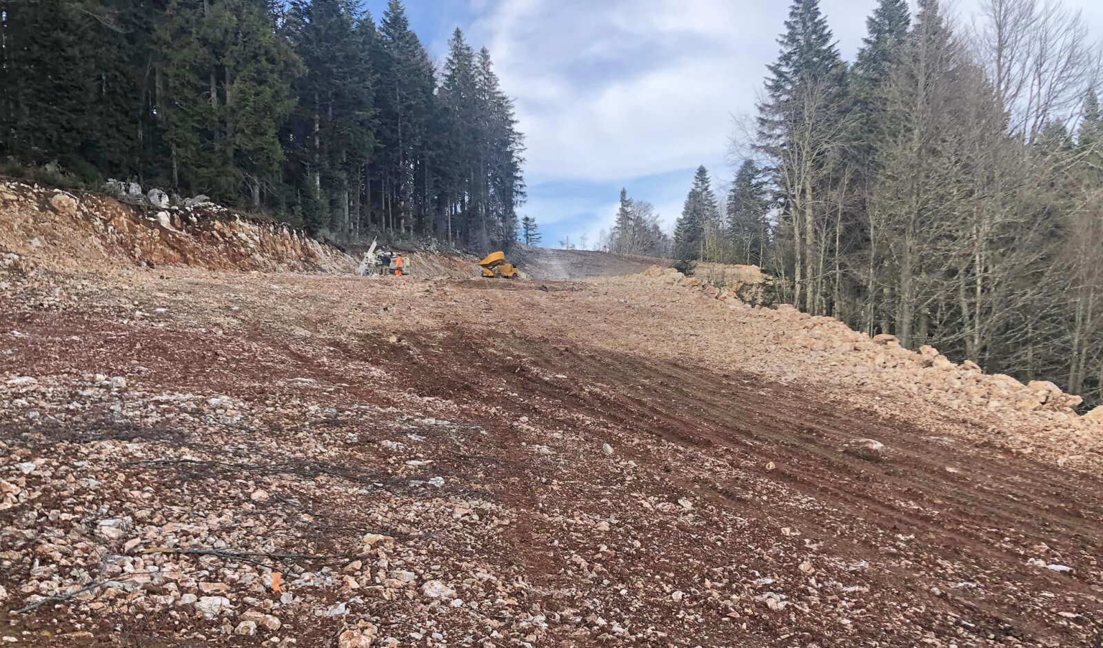 Készül az új pálya 