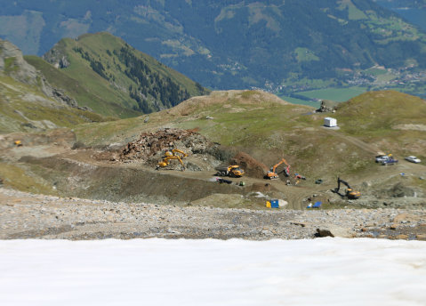 Épül az új sípálya - Fotó: Stánicz Balázs