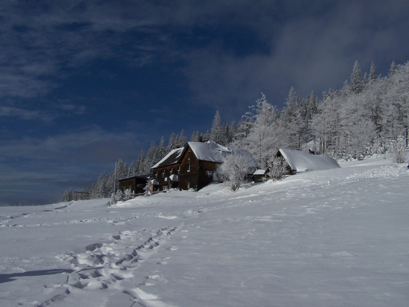 Az Unterberg menedékház - Kattints a képre a nagyításhoz