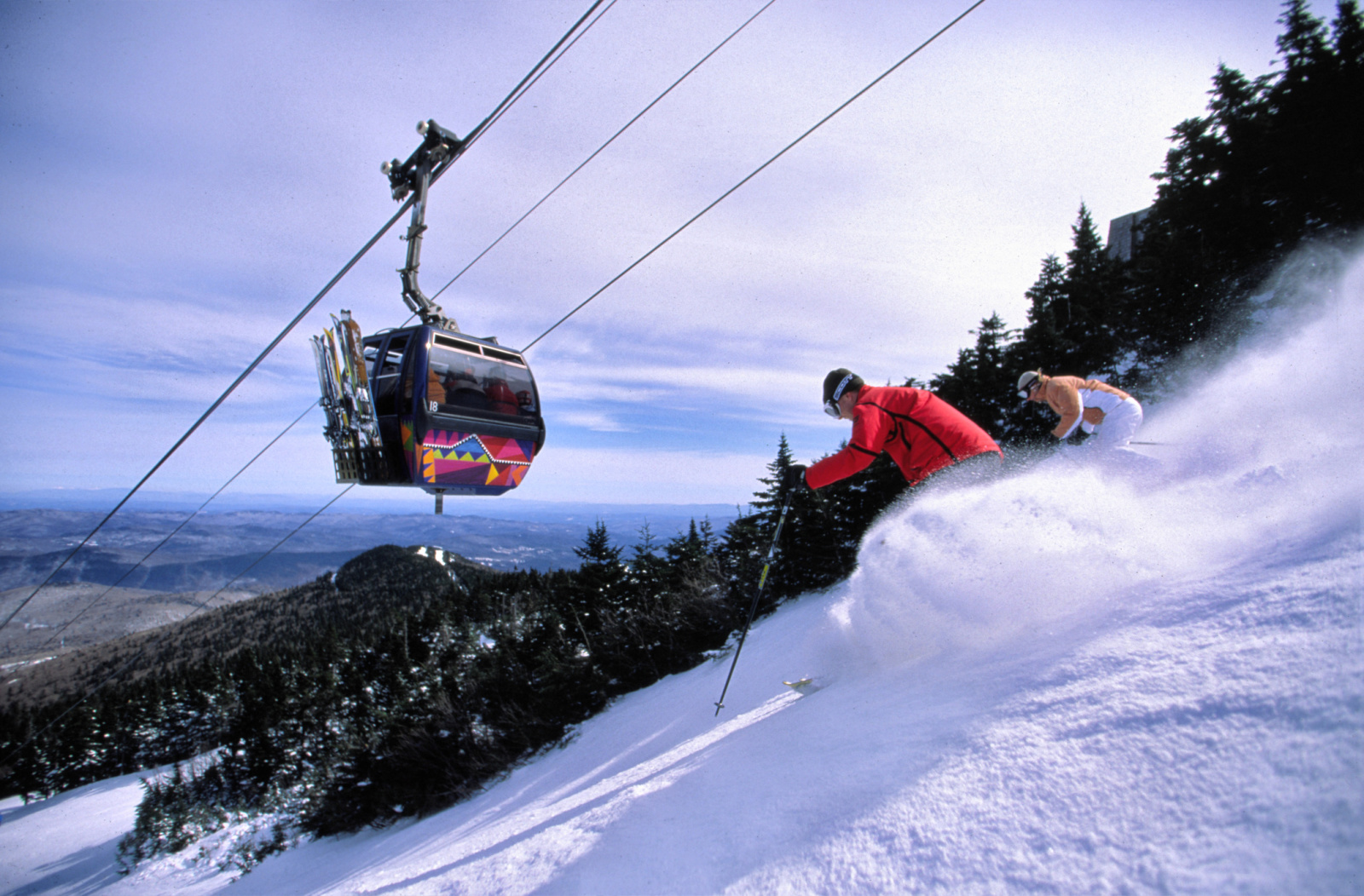 Killingtonban a kabinosat is fűtik - Fotó: Killington