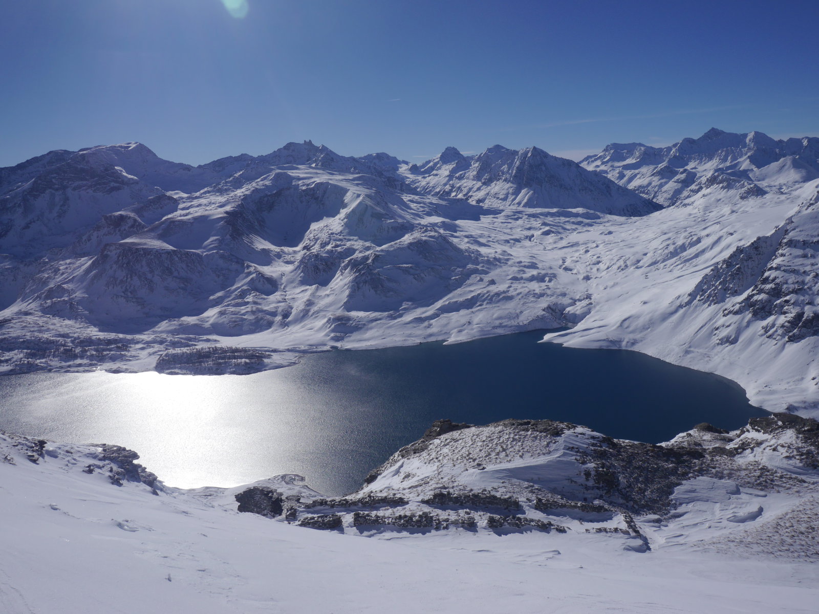 Mont Cenis-i tavacska 2850m-röl
