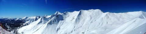 Panoráma : Téte de Sestriere-ről (2675m)