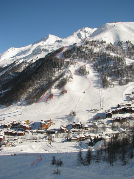 Solaise, a VB női versenyeinek pályája