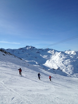 Pulviometre, a legmagasabb csúcs a Cime de Caron