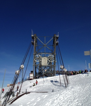 Cime Caron felső traverze