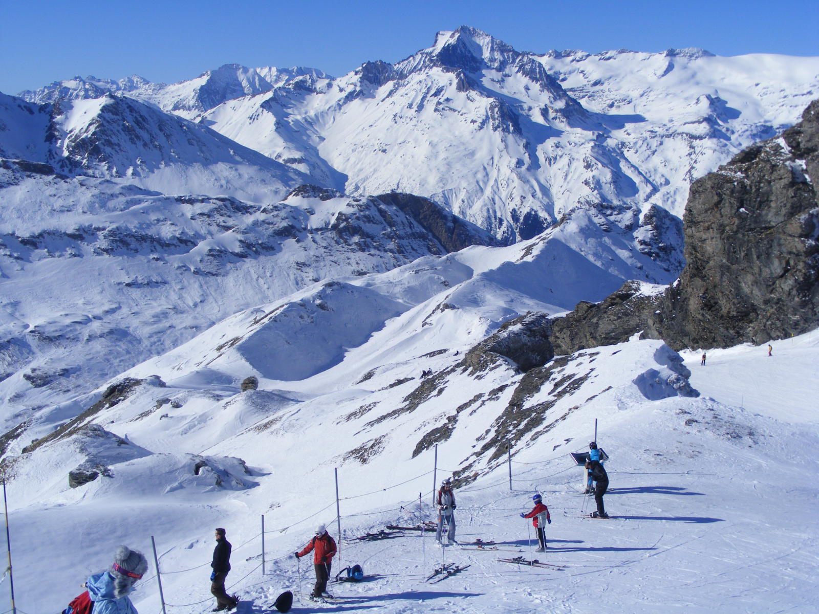 Val-Cenis kilátónál 2800 m