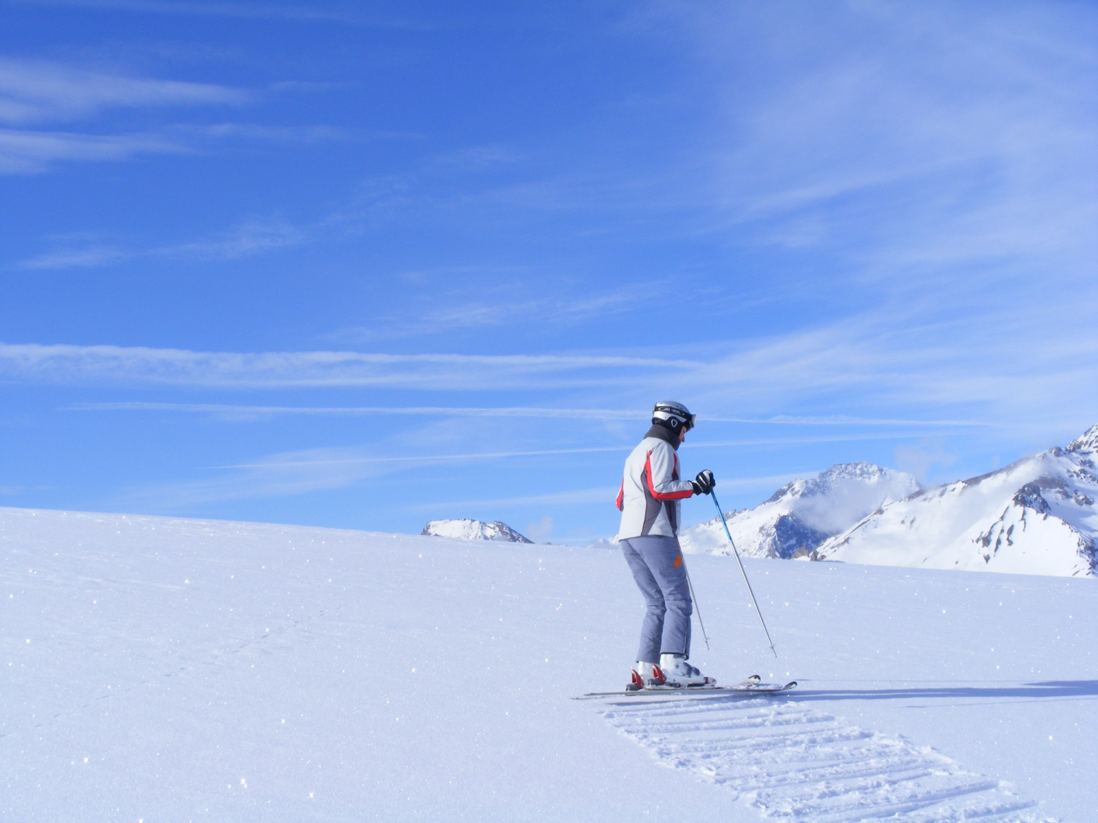 mama a szűz hóban...