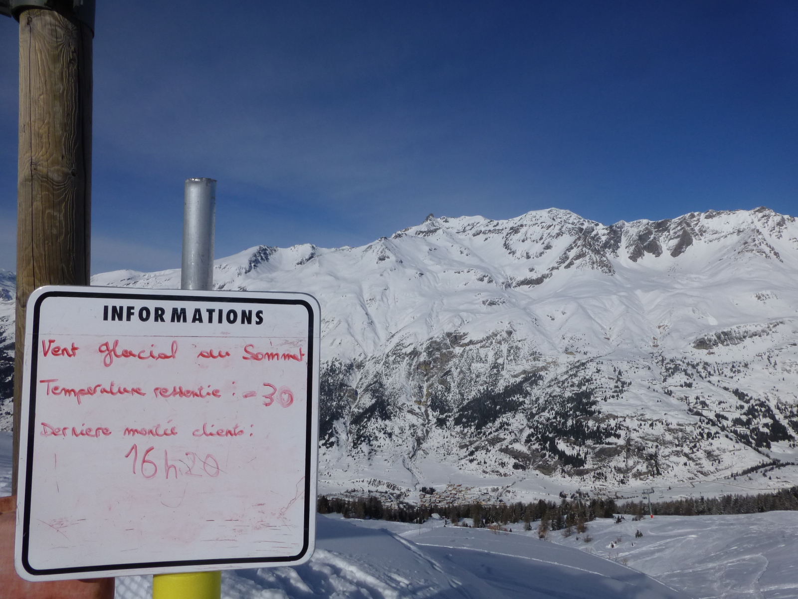 Val Cenis -30 fok, de kevesebbnek éreztük.