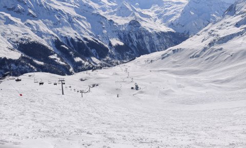 Cca. 2600 méterről Zinal