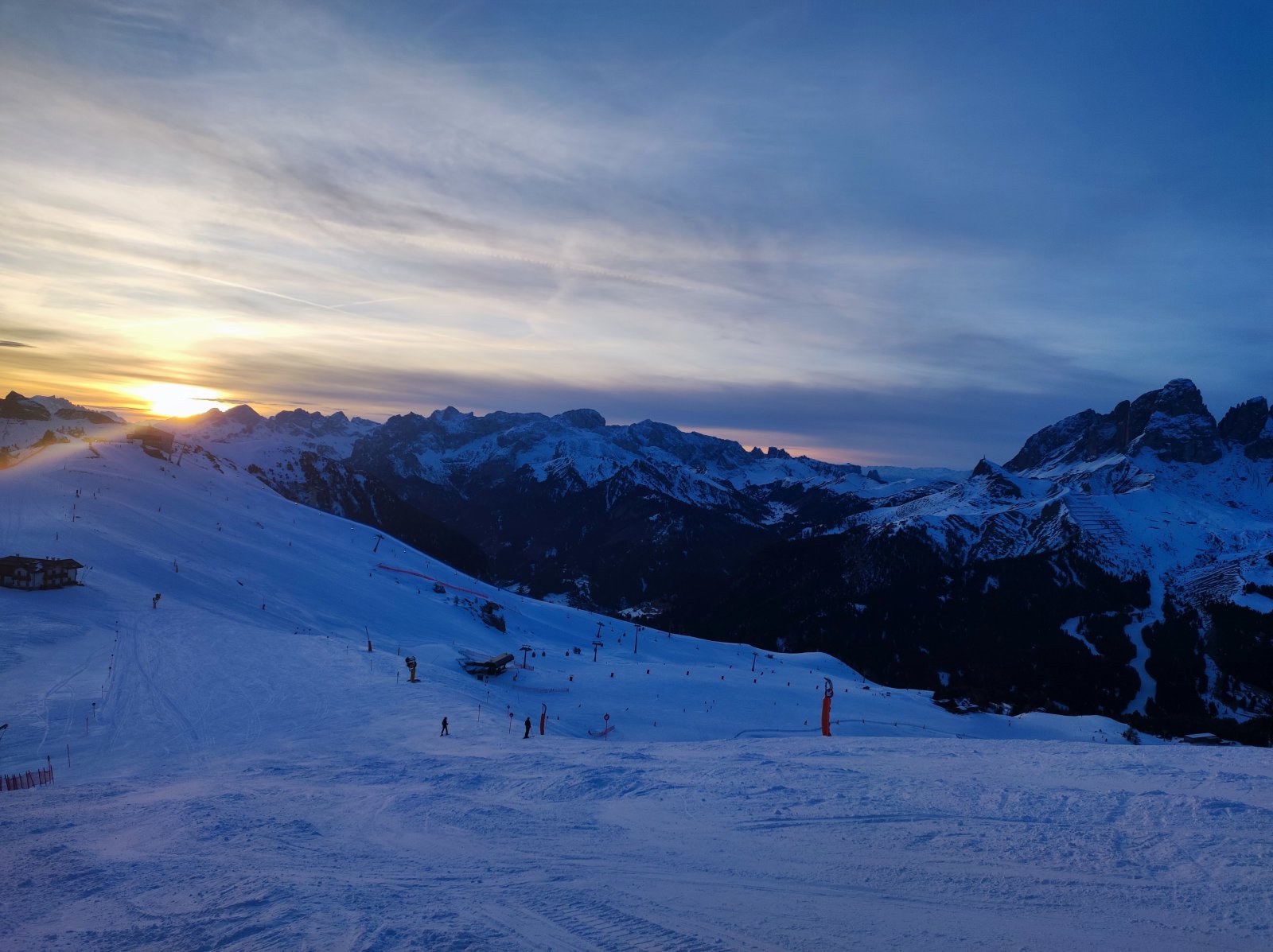 Belvedere, Naplemente