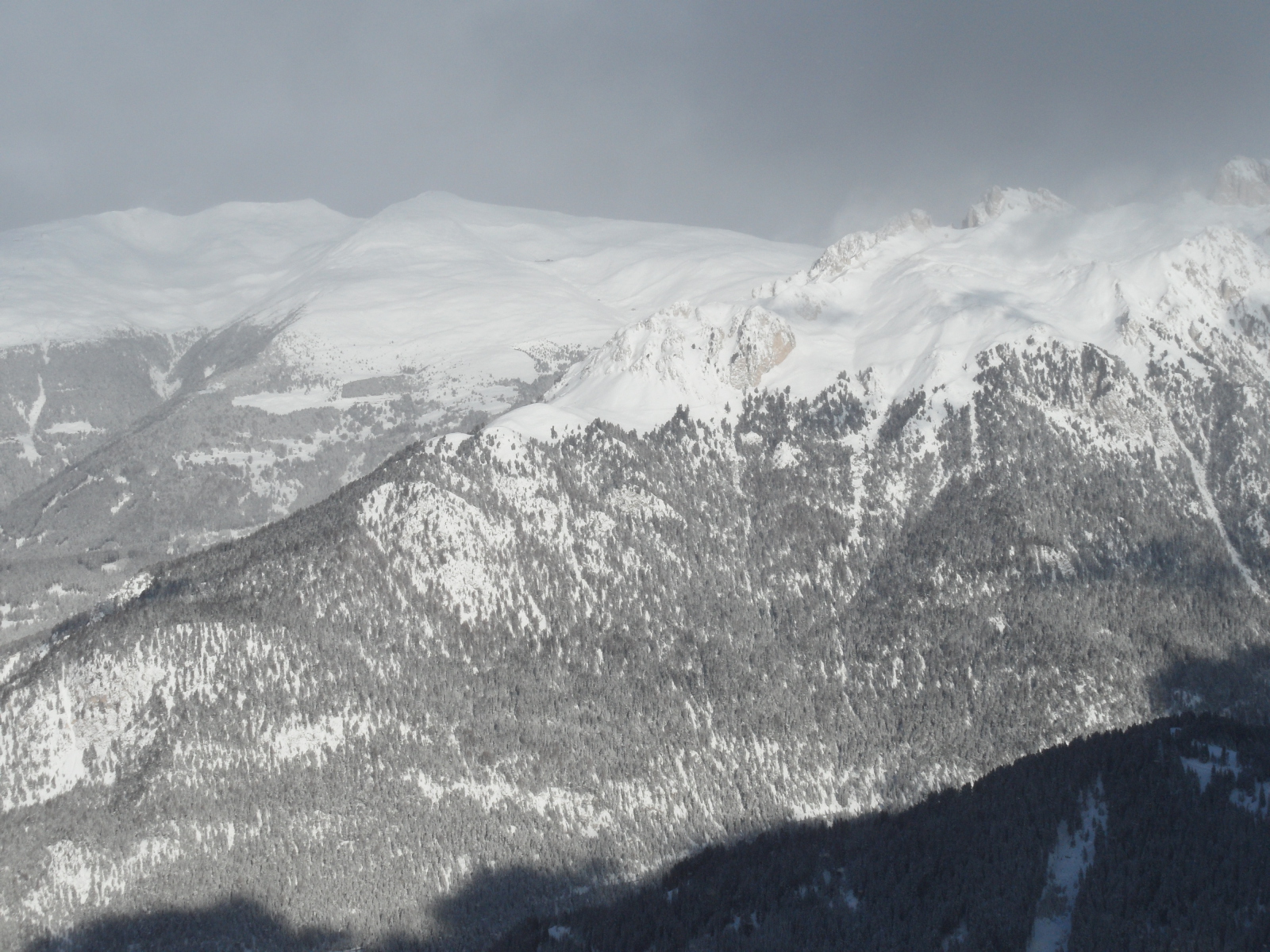 Seceda - panoráma északra