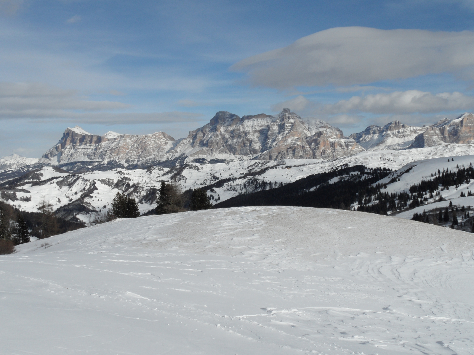 Sella Ronda - kilátás a Bec de Roces-ről