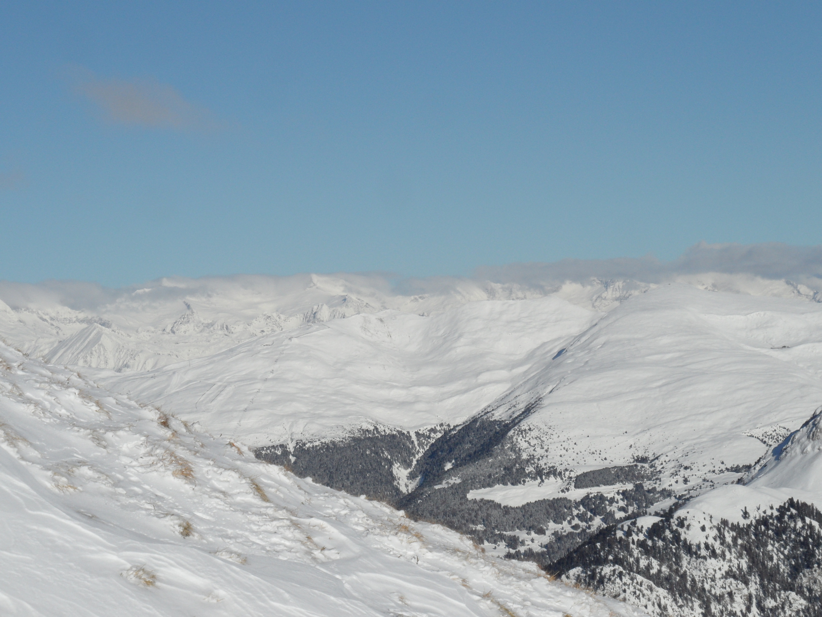 Kilátás Valle Isarco-ra a Seceda-ról