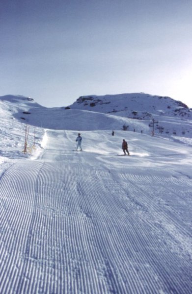 Gerincen lefelé Valloire felé