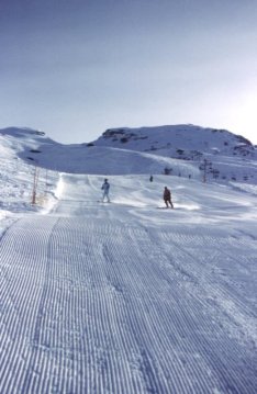 Gerincen lefelé Valloire felé