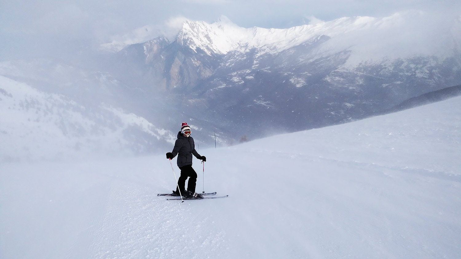 70 km/h-s szélvihar és hóesés
