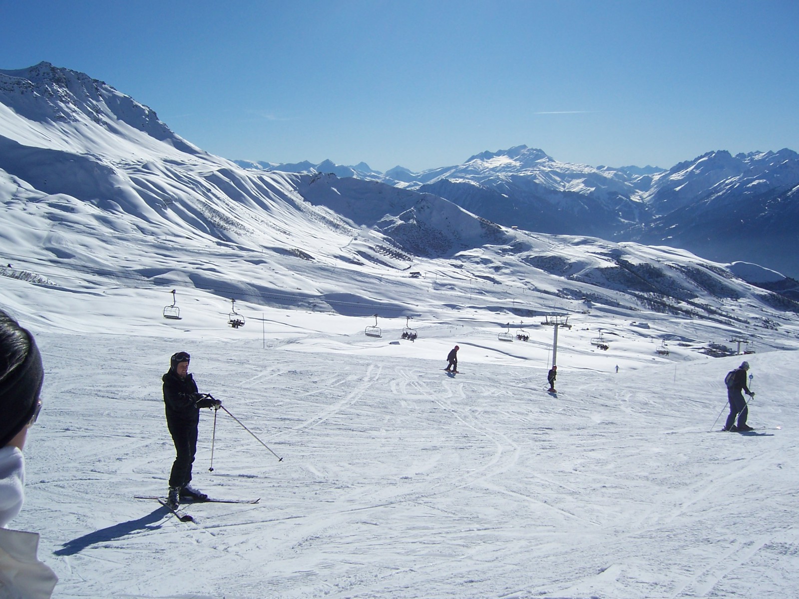 Mont Blanc a távolban
