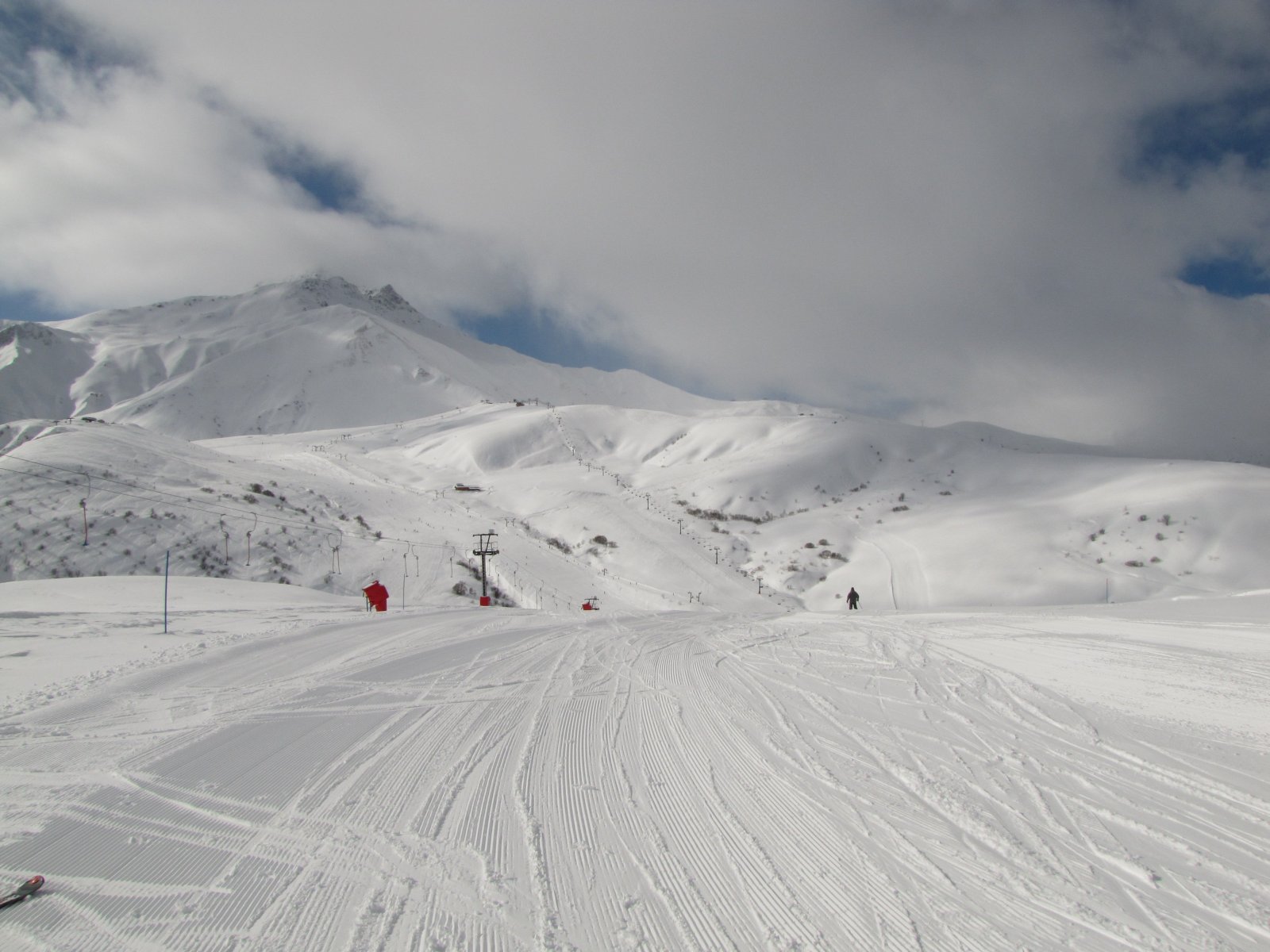 A Gelaz felvonó melletti pálya