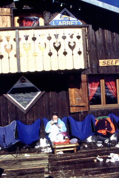 Pihenő az egyik napfényes teraszon